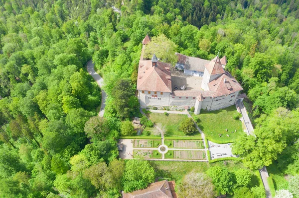 Château Kyburg Situé Entre Zurich Winterthur Suisse — Photo