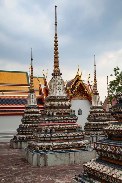 Famosa Estatua Buda Reclinado Wat Pho Bangkok Tailandia —  Fotos de Stock