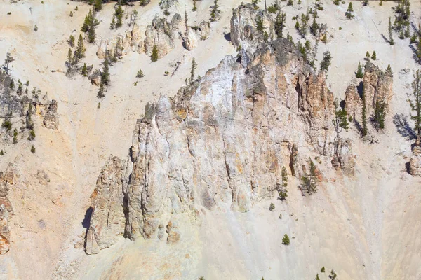 Wodospad Kanion Parku Narodowym Yellowstone Wyoming Usa — Zdjęcie stockowe