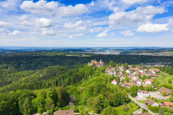 Kyburg Kastély Között Található Zürich Winterthur Svájc — Stock Fotó