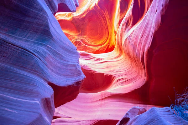 アリゾナ州ページ近くの有名なアンテロープ峡谷 — ストック写真