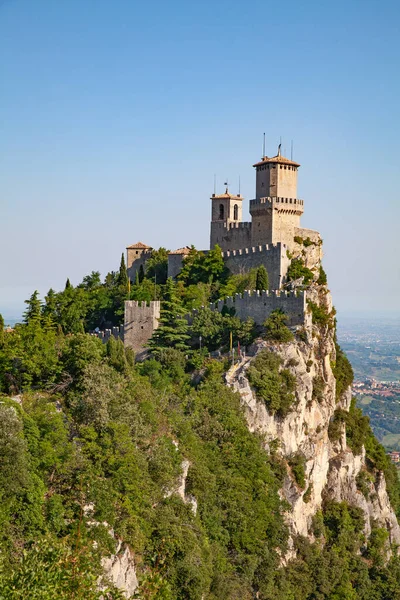 Gamla Befästningar San Marino — Stockfoto