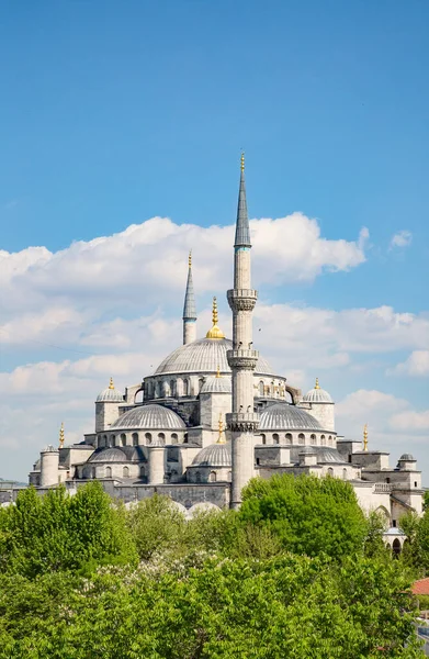 Slavná Modrá Mešita Istanbulu Turecko — Stock fotografie