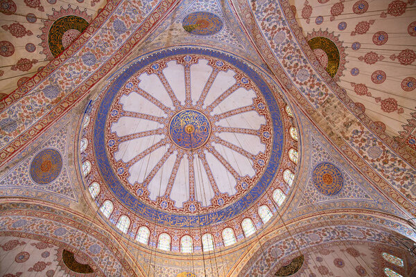 Famous "Blue mosque" in Istanbul, Turkey