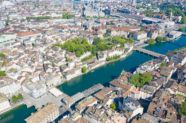 Vue Donwtown Zurich Suisse 2020 — Photo