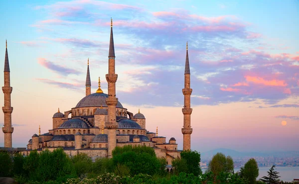 Famosa Moschea Blu Istanbul Turchia — Foto Stock