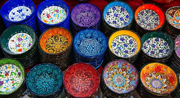 Traditional Turkish Ceramics Grand Bazaar — Stock Photo, Image