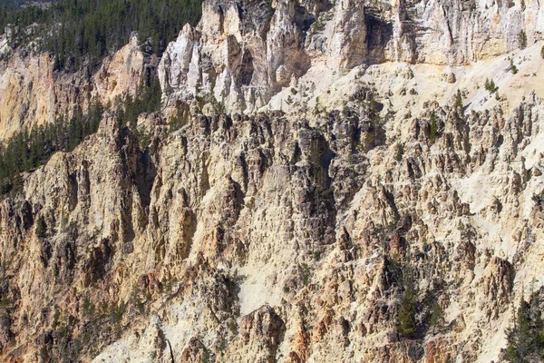 美国怀俄明州黄石公园的瀑布和峡谷 — 图库照片
