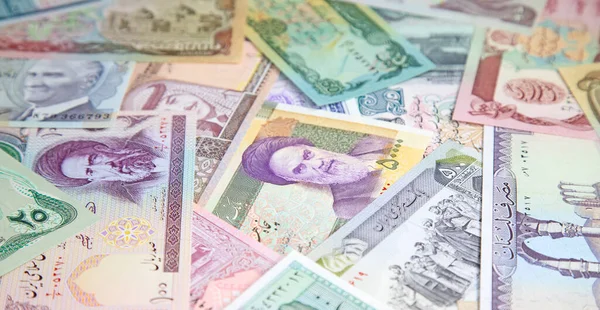 Számos Közel Keleten Bankjegyek — Stock Fotó