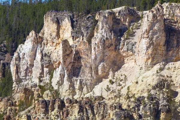 米国ワイオミング州イエローストーン国立公園の滝と峡谷 — ストック写真