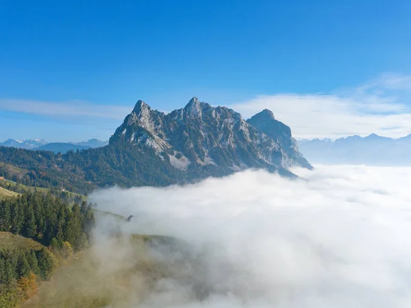 Φθινόπωρο Ινδικό Καλοκαίρι Swiss Άλπεις — Φωτογραφία Αρχείου