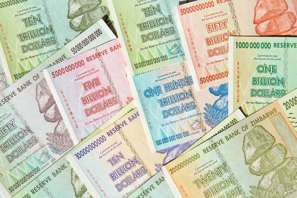 Sedlar Från Zimbabwe Efter Hyperinflation — Stockfoto