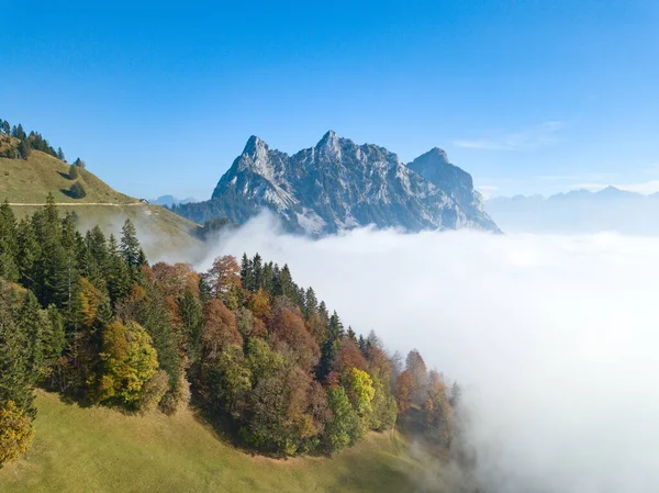 Осень Индийское Лето Швейцарских Альпах — стоковое фото
