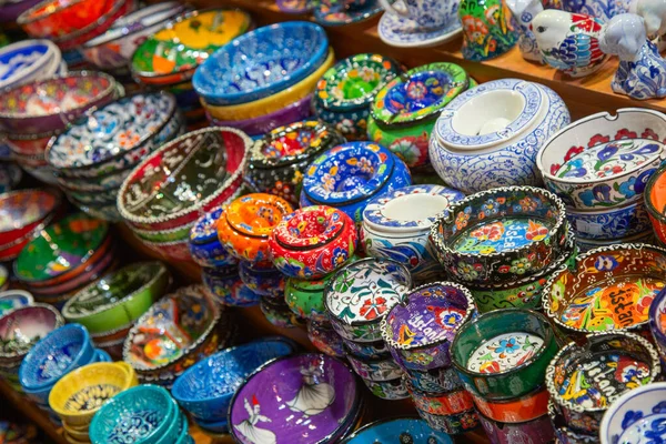 Ceramica Tradizionale Turca Sul Grand Bazaar — Foto Stock