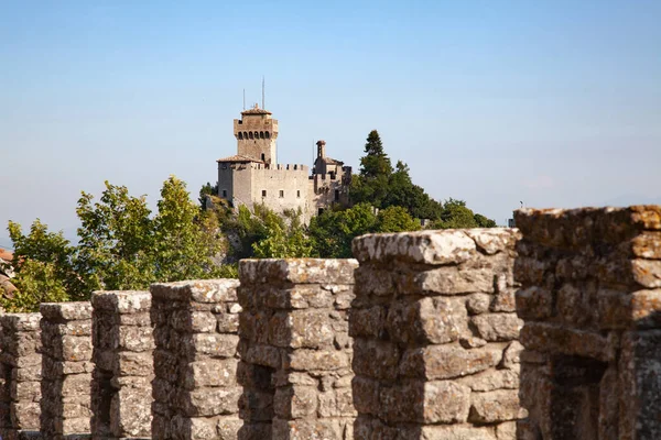 Gamla Befästningar San Marino — Stockfoto