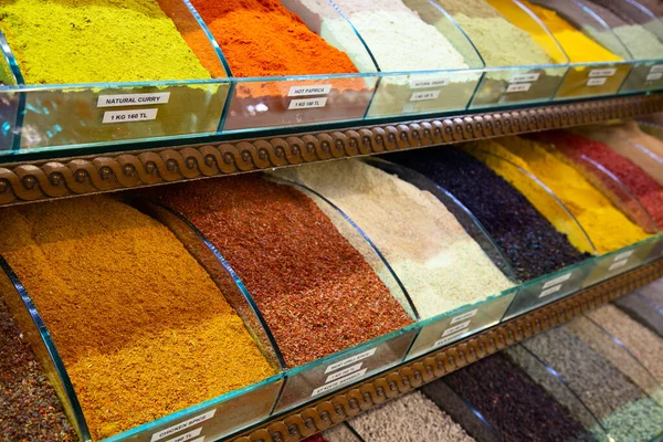Spices Teas Egyptian Market Istanbul Royalty Free Stock Photos