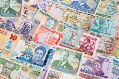Afrika banknotlarının çeşitliliği