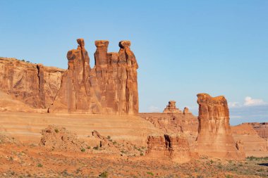 Arches Ulusal Parkı manzaraları, Utah, ABD