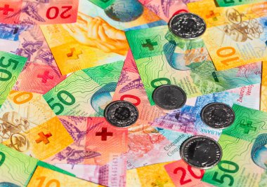 Yeni İsviçre banknotlarının koleksiyonu (2017 yılında yayınlandı))