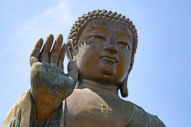 Lantau Adası 'ndaki dev Buda kompleksi (Hong Kong)