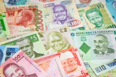 Afrika banknotlarının çeşitliliği