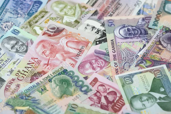 Variedad Los Billetes Africanos —  Fotos de Stock