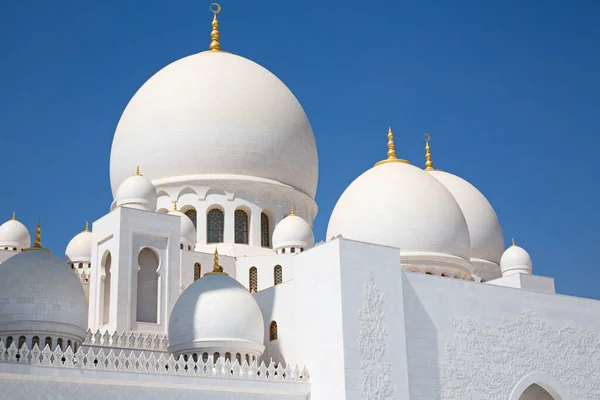 Известная Мечеть Шейха Заида Абу Даби Объединенные Арабские Эмираты — стоковое фото