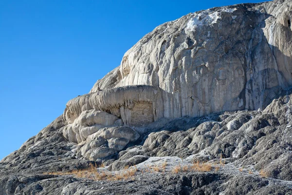 Sources Thermales Mammouth Dans Parc National Yellowstone Wyoming États Unis — Photo