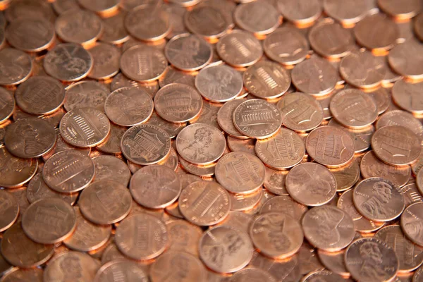 Huge Pile Coins — Stock Photo, Image