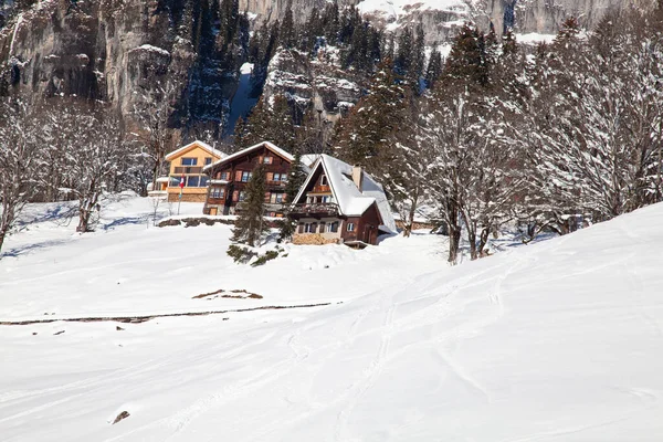 Inverno Nelle Alpi Svizzere Svizzera — Foto Stock