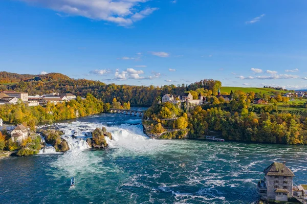 Rheinfall Air Terjun Terbesar Eropa — Stok Foto