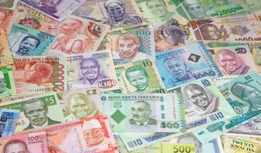 Afrika banknotlarının çeşitliliği
