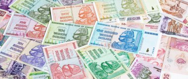 Yüksek enflasyondan sonra Zimbabwe 'nin banknotları