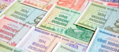 Yüksek enflasyondan sonra Zimbabwe 'nin banknotları
