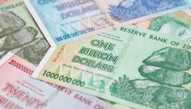 Yüksek enflasyondan sonra Zimbabwe 'nin banknotları