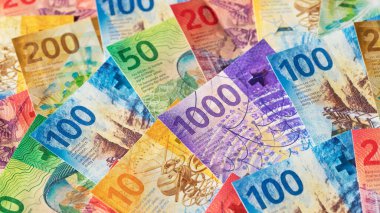 Yeni İsviçre banknotlarının koleksiyonu (2017 yılında yayınlandı))