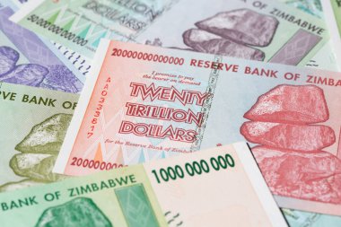 Yüksek enflasyondan sonra Zimbabwe 'nin banknotları