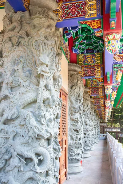 Interior Del Monasterio Lin Isla Lantau Hong Kong — Foto de Stock