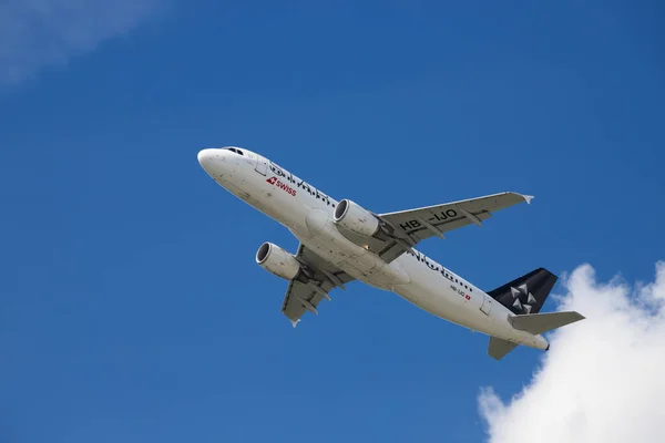 Zurich September Planes Preparing Take Terminal Zurich Airport September 2018 — Stock Photo, Image