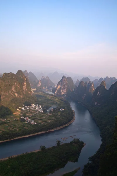 River Lijiang River Guangxi Zhuang Autonomous Region China Flows Kilometres — Stock Photo, Image