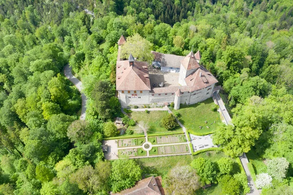 Kyburg Castle Located Zurich Winterthur Switzerland — Stock Photo, Image