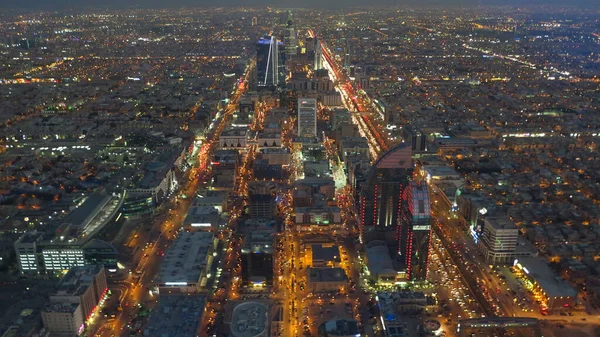 Riyadh Febrero Vista Aérea Del Centro Riad Febrero 2016 Riad — Foto de Stock