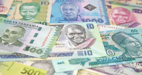 非洲钞票的种类 — 图库照片