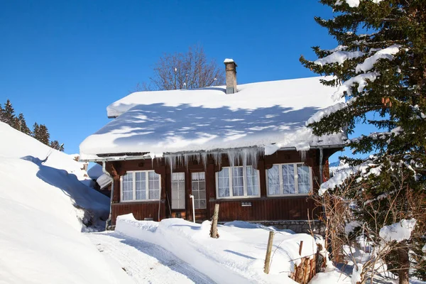 Winter Swiss Alps Switzerland — Stock Photo, Image