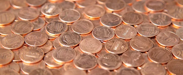 Huge Pile Coins — Stock Photo, Image