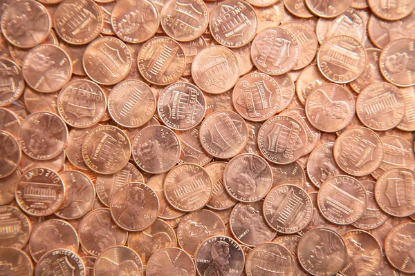 Riesiger Haufen Der Münzen — Stockfoto