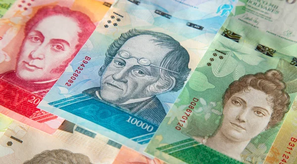 ベネズエラの銀行券の多様性 — ストック写真