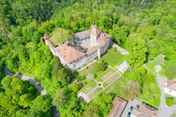 Замок Кибург Расположенный Между Цюрихом Фастуром Швейцария — стоковое фото