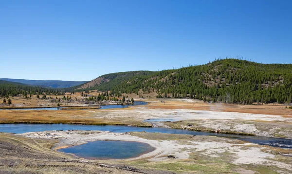 Cuenca Del Géiser Inferior Parque Nacional Yellowstone Estados Unidos — Foto de Stock