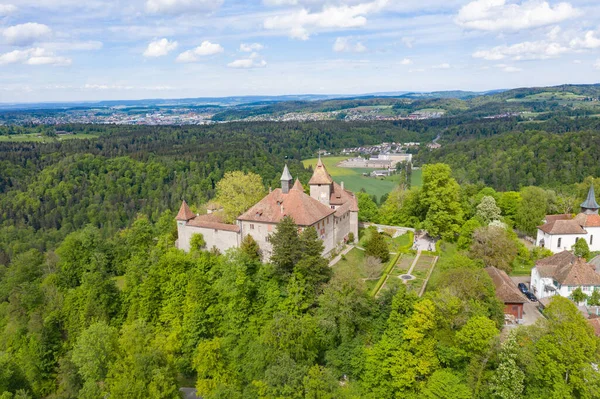 Kyburg Kastély Között Található Zürich Winterthur Svájc — Stock Fotó